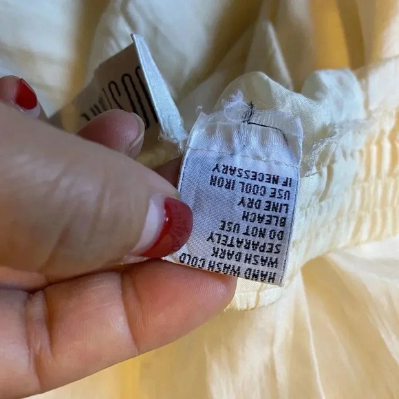 Josephine M Silk Pants trousers elastic waist pull on beige Pockets Casual - Picture 3 of 6